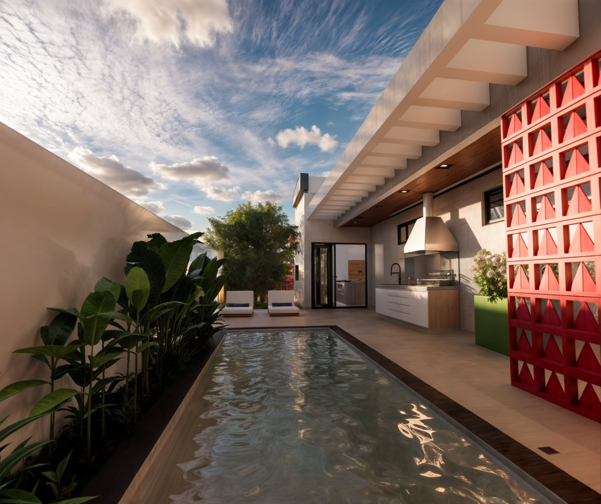 Piscina moderna